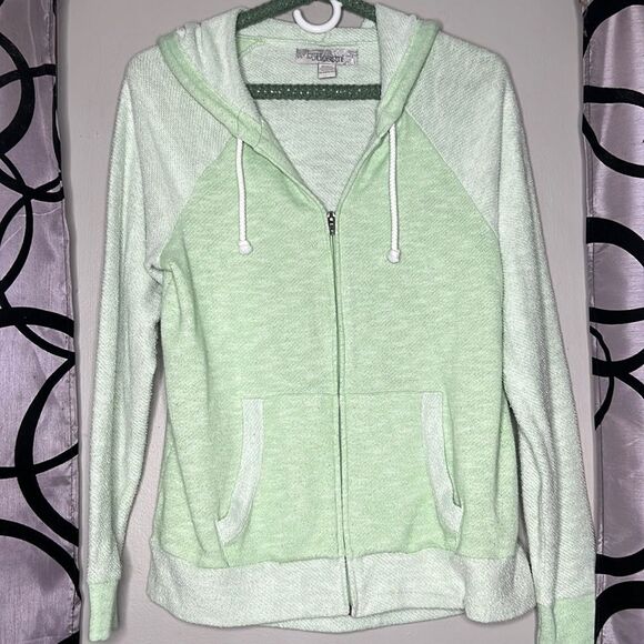 By Design Full Zip Hooded Terry Jacket size medium - Picture 1 of 11